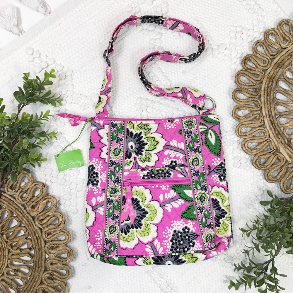 Vera Bradley Priscilla Pink Hipster Purse